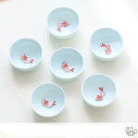 Thumbnail for ​Théière porcelaine céladon et petit poisson | Théières à la folie