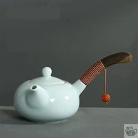 Thumbnail for ​Théière porcelaine vert céladon | Théières à la folie