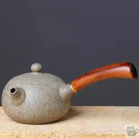 Thumbnail for ​Théière poterie japonaise manche long en bois | Théières à la folie