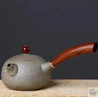 Thumbnail for ​Théière poterie japonaise manche long en bois | Théières à la folie