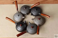 Thumbnail for ​Théière poterie japonaise manche long en bois | Théières à la folie
