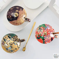Thumbnail for ​Théière solitaire mug porcelaine Klimt | Théières à la folie