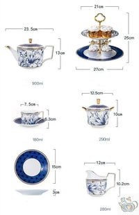 Thumbnail for ​Théière universelle porcelaine magnolia bleu | Théières à la folie
