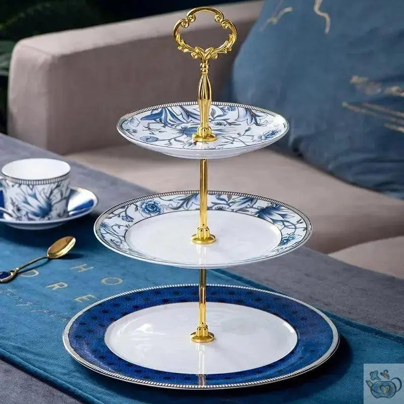 ​Théière universelle porcelaine magnolia bleu | Théières à la folie