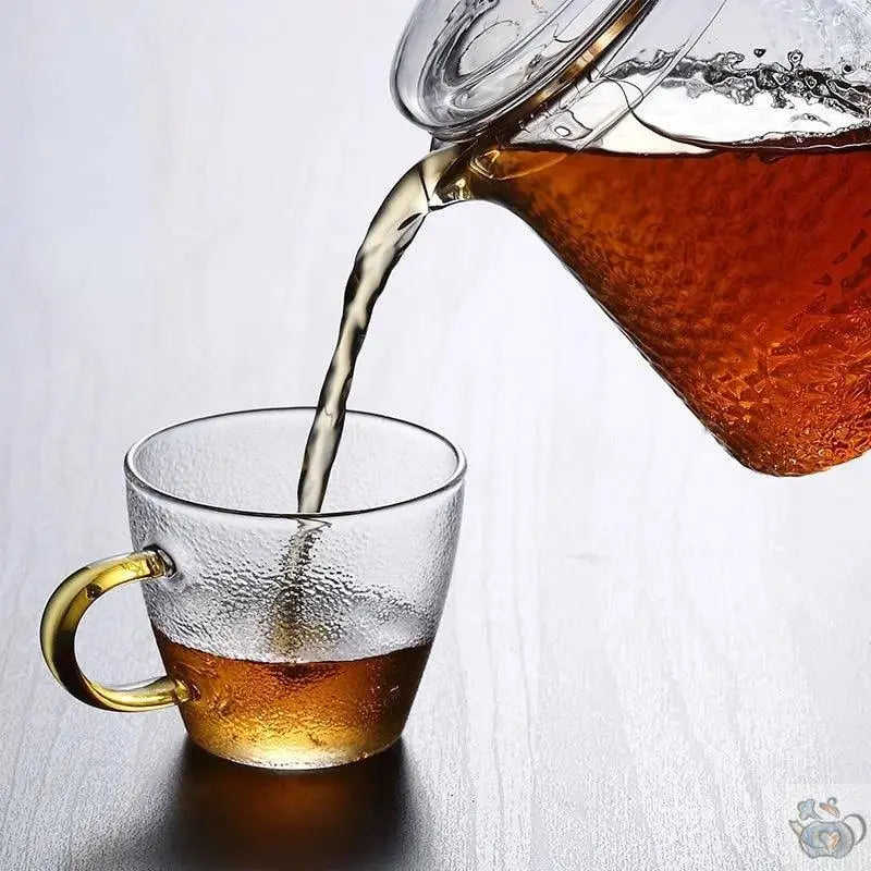 ​Théière verre martelé haute température  |  Théières à la folie