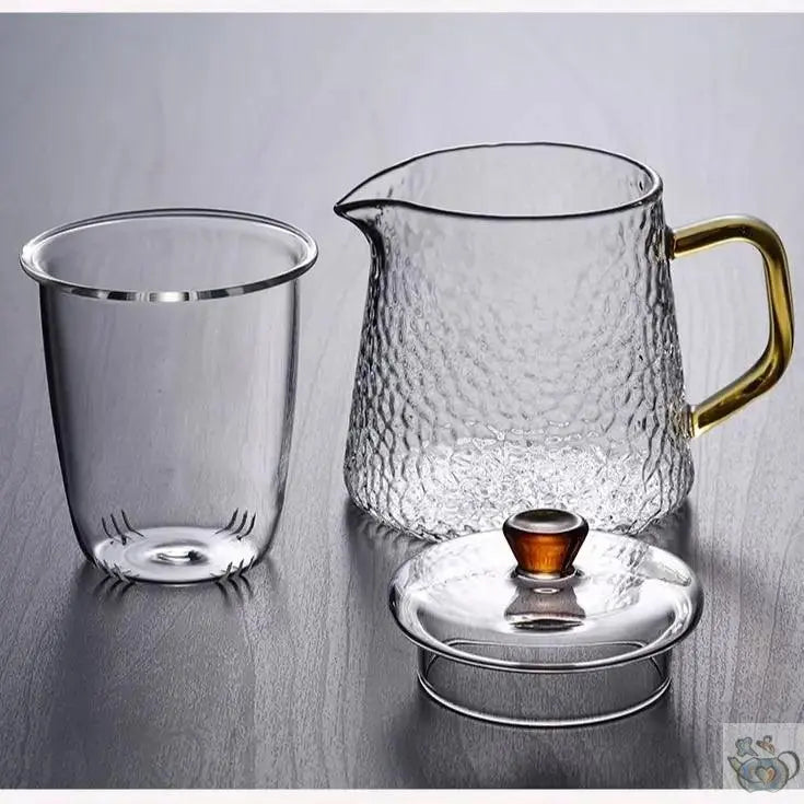 ​Théière verre martelé haute température  |  Théières à la folie