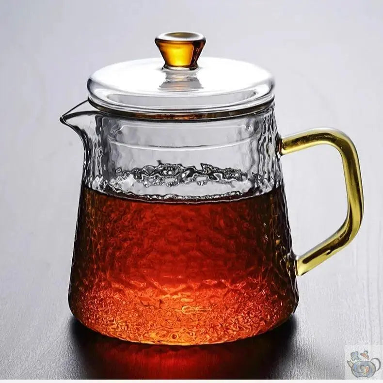 ​Théière verre martelé haute température  |  Théières à la folie