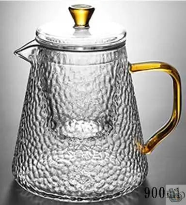 ​Théière verre martelé haute température  |  Théières à la folie