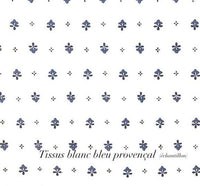 Thumbnail for ​Théière blanc/bleu maillage provençal | Théières à la folie