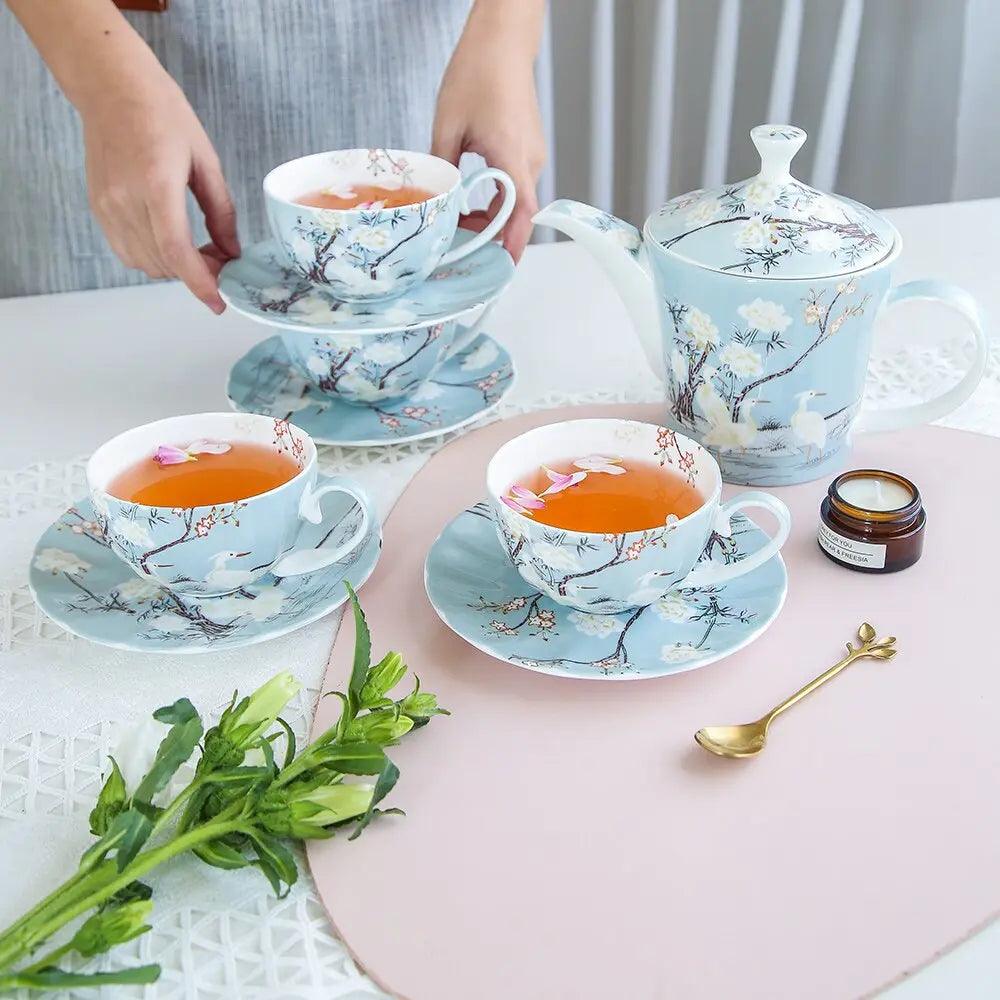 Tasse à anse dorée - Tasse à thé originale, cadeau pour amatrice de thé