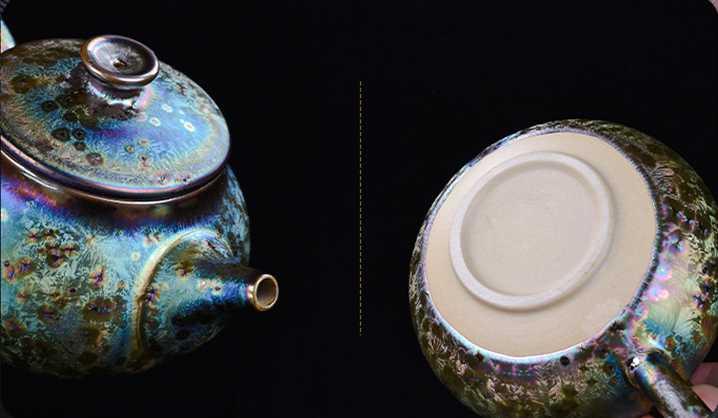 Théière céramique "paon" JianZhan | Théières à la folie