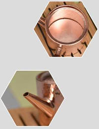 Thumbnail for ​Théière cuivre pur, manche latéral bois | Théières à la folie