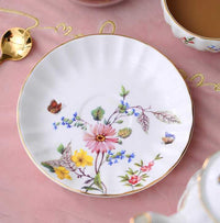 Thumbnail for ​Théière élégante fine porcelaine fleurie | Théières à la folie