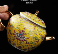 Thumbnail for Théière émaillée colorée tradition chinoise Théières à la folie