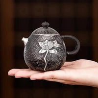 Thumbnail for ​Théière en argent fleur de lotus | Théières à la folie