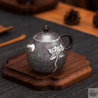 Thumbnail for ​Théière en argent fleur de lotus | Théières à la folie