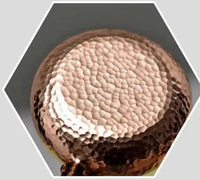 Thumbnail for ​Théière en cuivre martelé forme poire | Théières à la folie