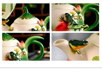 Thumbnail for Théière en porcelaine 3D au bord de l'eau Théières à la folie