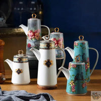 Thumbnail for Théière en porcelaine, design campagnard Théières à la folie