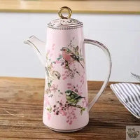 Thumbnail for Théière en porcelaine, design campagnard Théières à la folie