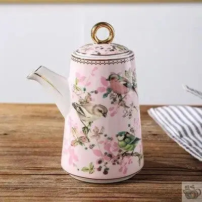 Théière en porcelaine, design campagnard Théières à la folie