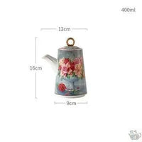 Thumbnail for Théière en porcelaine, design campagnard Théières à la folie