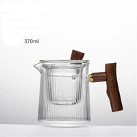 Thumbnail for Théière en verre borosilicate poignée latérale | Théières à la folie