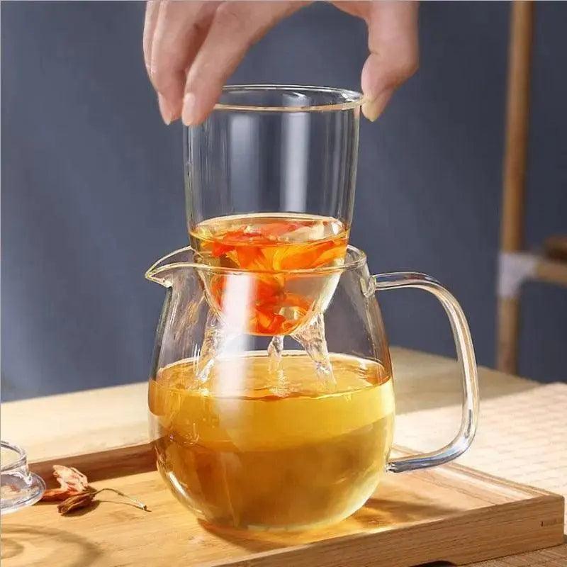 ​Théière en verre romantique à infuser le thé | Théières à la folie