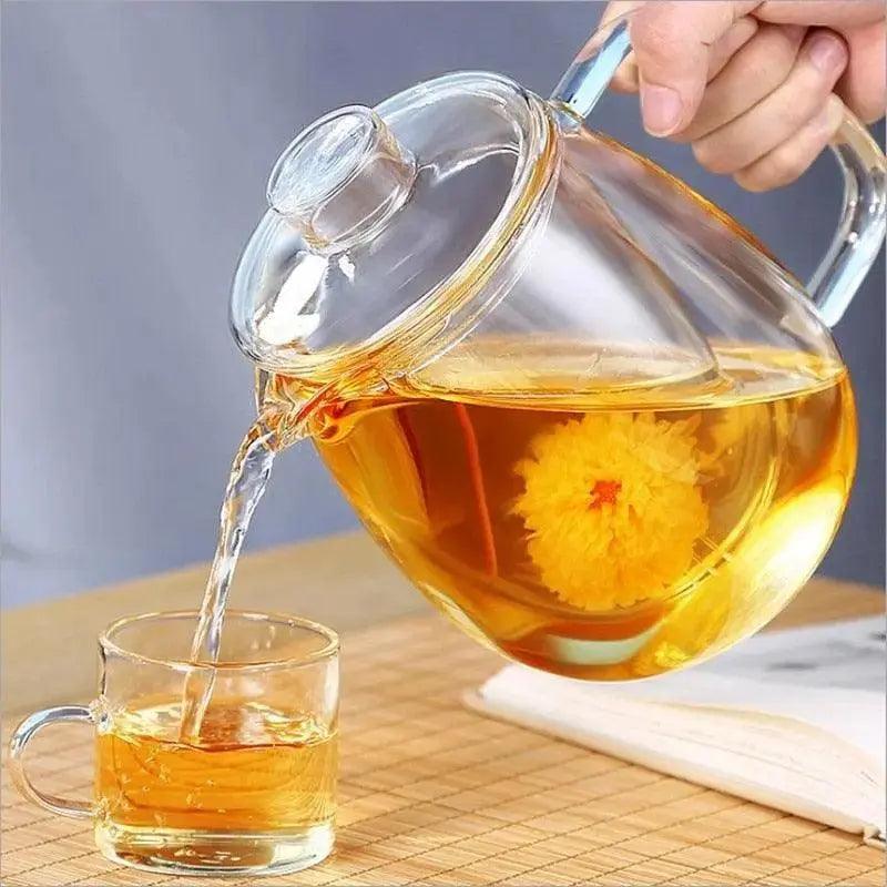​Théière en verre romantique à infuser le thé | Théières à la folie