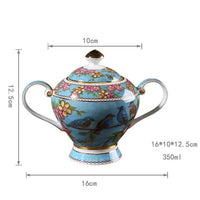 Thumbnail for ​Set de thé porcelaine bleue aux oiseaux | Théières à la folie