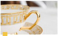 Thumbnail for Théière mosaïque reflets d'or porcelaine Théières à la folie