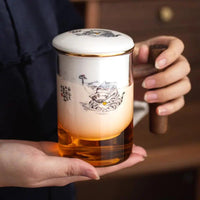 Thumbnail for ​Théière/mug verre chat sympa japonais  |  Théières à la folie