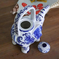 Thumbnail for ​Théière porcelaine éléphant bleu | Théières à la folie