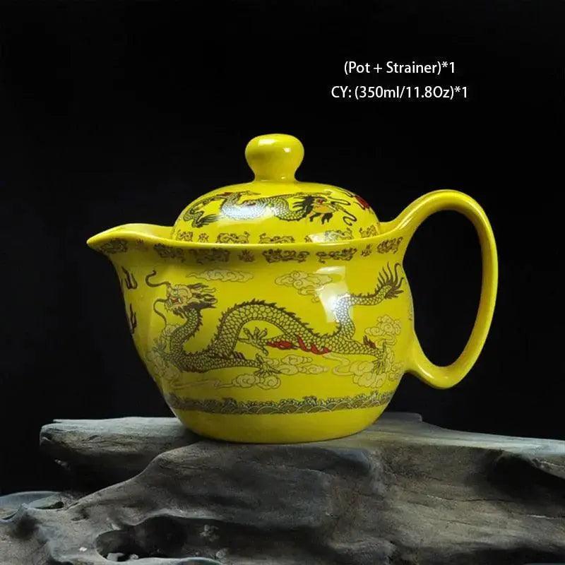 ​Théières chinoises dragon's style en céramique | Théières à la folie