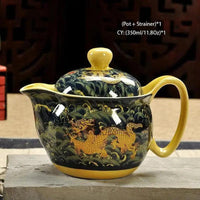 Thumbnail for ​Théières chinoises dragon's style en céramique | Théières à la folie