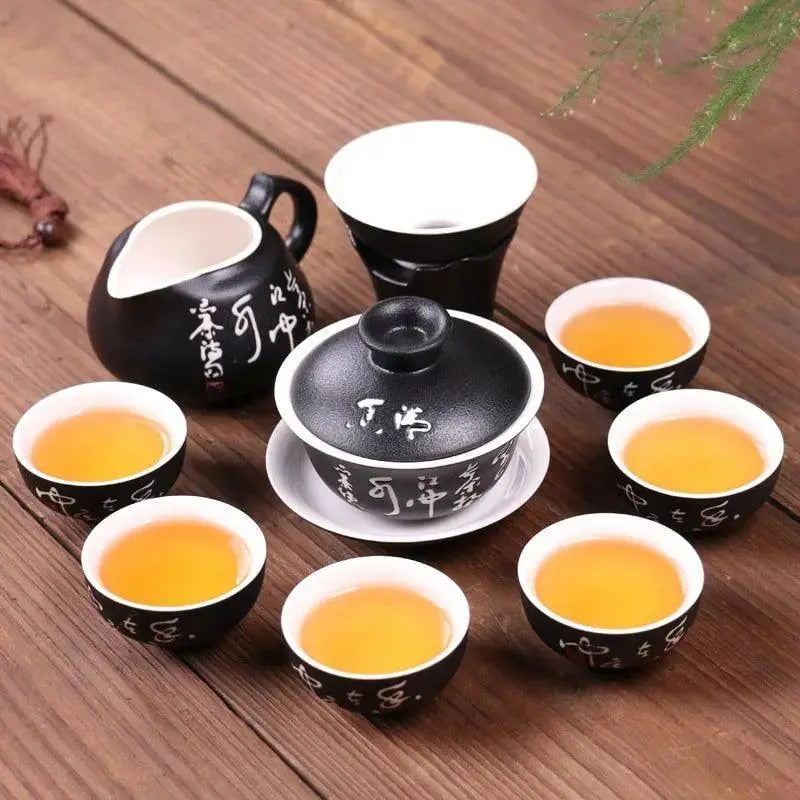 ​Services à thé noires céramique | Théières à la folie