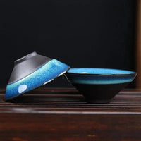 Thumbnail for ​Théière et tasses en porcelaine bleus | Théières à la folie