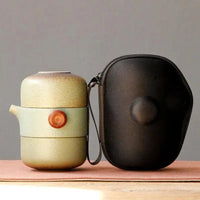 Thumbnail for ​Théière nomade en porcelaine à emporter + étui | Théières à la folie