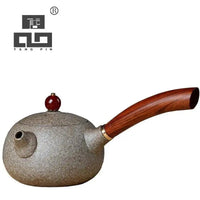 Thumbnail for ​Théière poterie japonaise manche long en bois | Théières à la folie