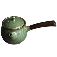 Thumbnail for ​Théière poterie vert Celadon, design japonais | Théières à la folie